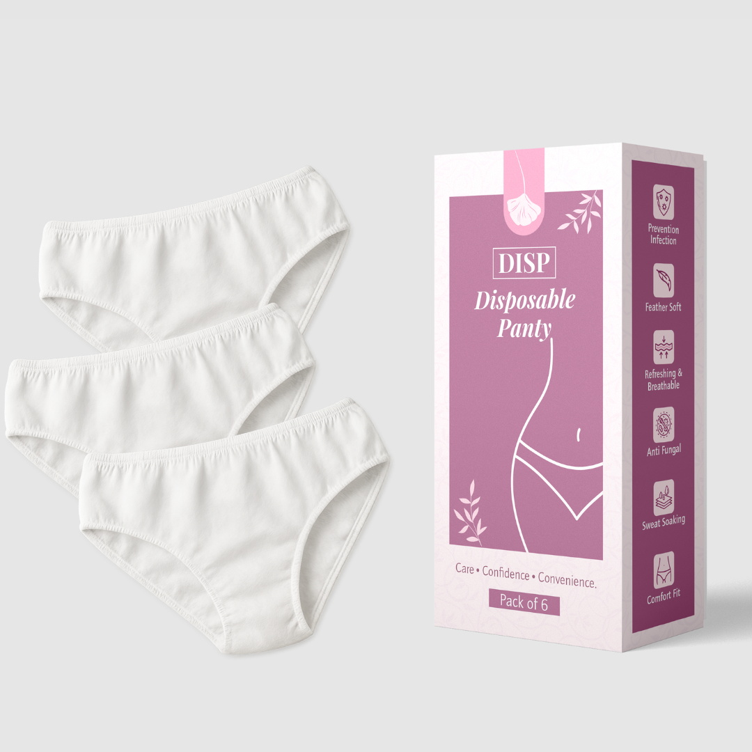 Premium Disposable Panties for Women - Ultimate Comfort & Hygiene Pack of 6
