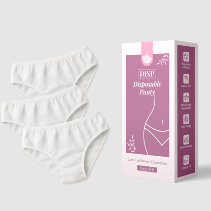Premium Disposable Panties for Women - Ultimate Comfort & Hygiene Pack of 6